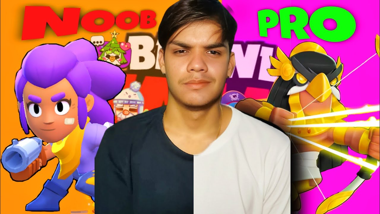 DIA 1 de NOOB a PRO no BRAWL STARS COMEÇANDO do ZERO!!