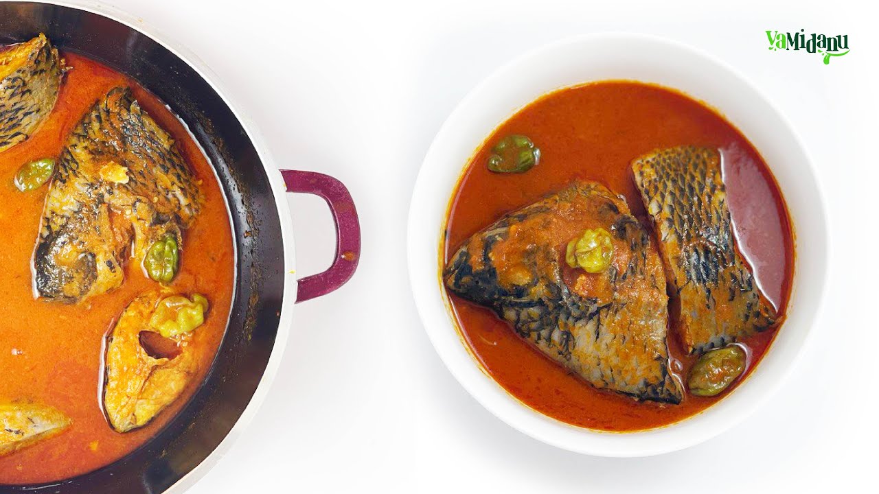 How To Prepare Tasty Palm Oil Tilapia Light Soup | Traditional Ewe Recipe (Akpa Detsi)