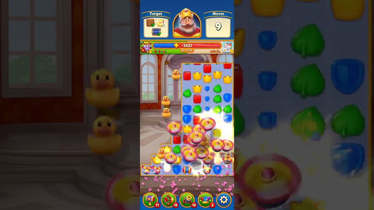Royal match 4460 to 4469 levels game play Train journey step to win 