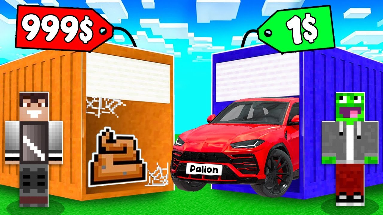 TANIE vs DROGIE - WOJNY KONTENEROWE w Minecraft!
