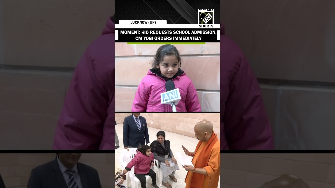 MOMENT: Kid requests school admission, CM Yogi orders immediately during 'Janta Darshan'