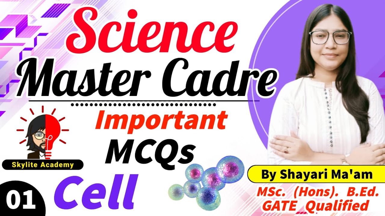 Science Master Cadre Preparation | Cell Important Questions 01 | Skylite academy