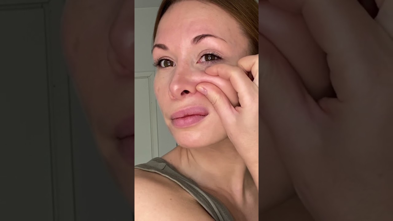 Sagging cheeks ans smile lines lifting v face smoothing exercise
