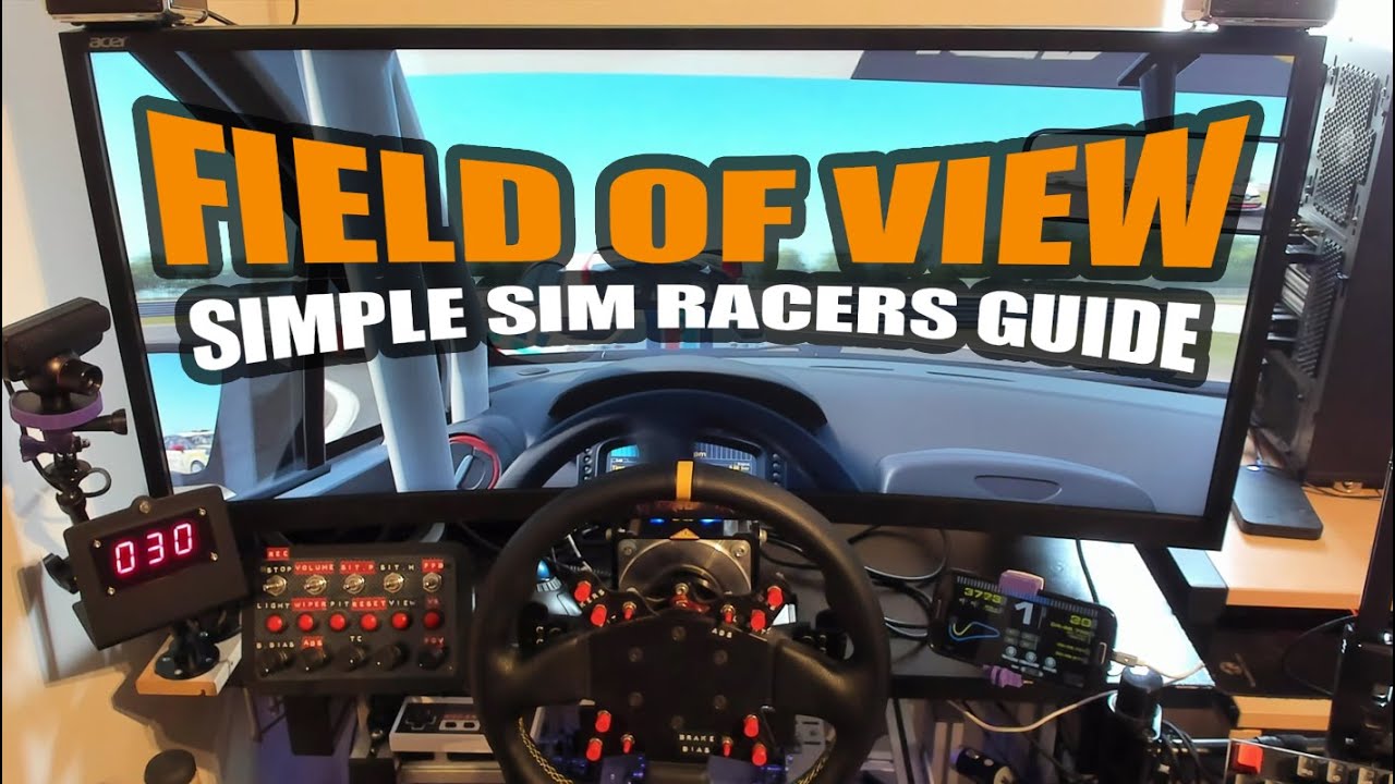 FOV [FIELD OF VIEW] 👀HOW TO SET IT CORRECTLY FOR SIM RACING👀