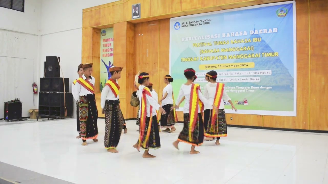 Juara 3 Sanda Mbata Tingkat SMPN||Festival Tunas Bahasa Ibu (FTBI) tahun 2024||Kab. Manggarai Timur