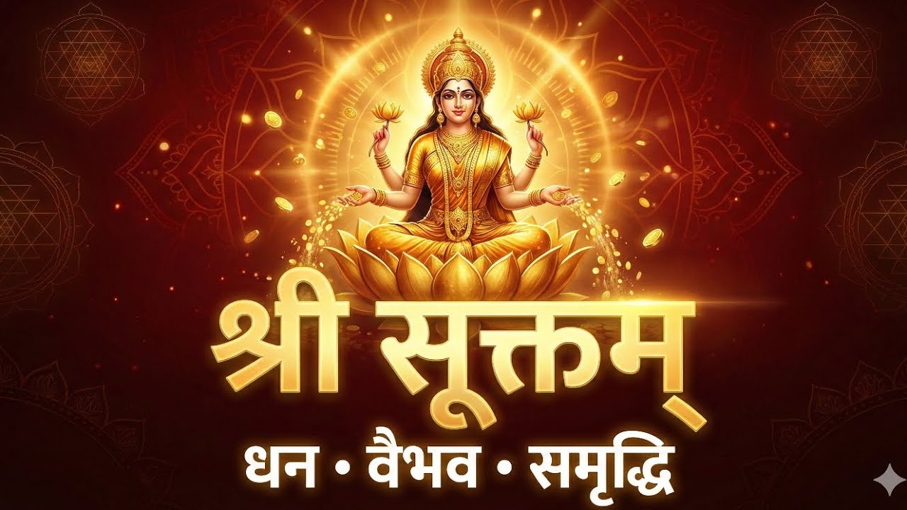 Shri Suktam Mantra Chant | Lakshmi Mantra for Wealth, Prosperity & Peace | 15 Powerful Vedic Mantras