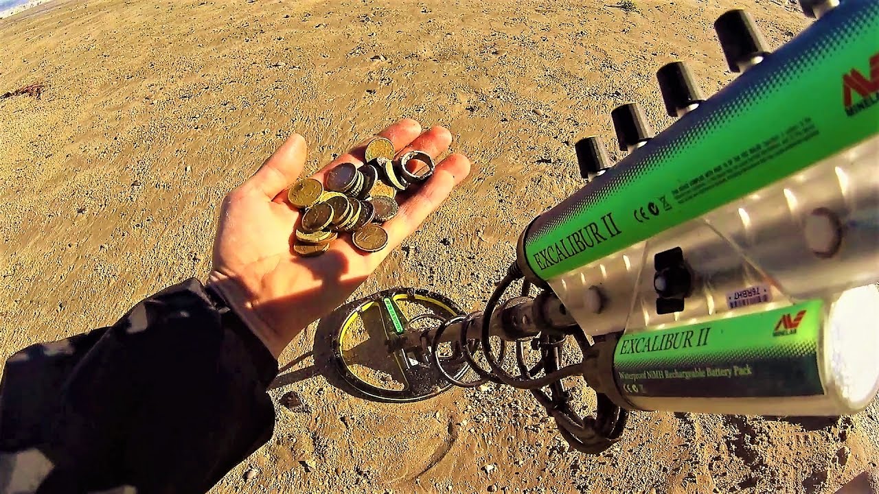 Minelab Excalibur ll  Поиск на пляже  «Шторм»