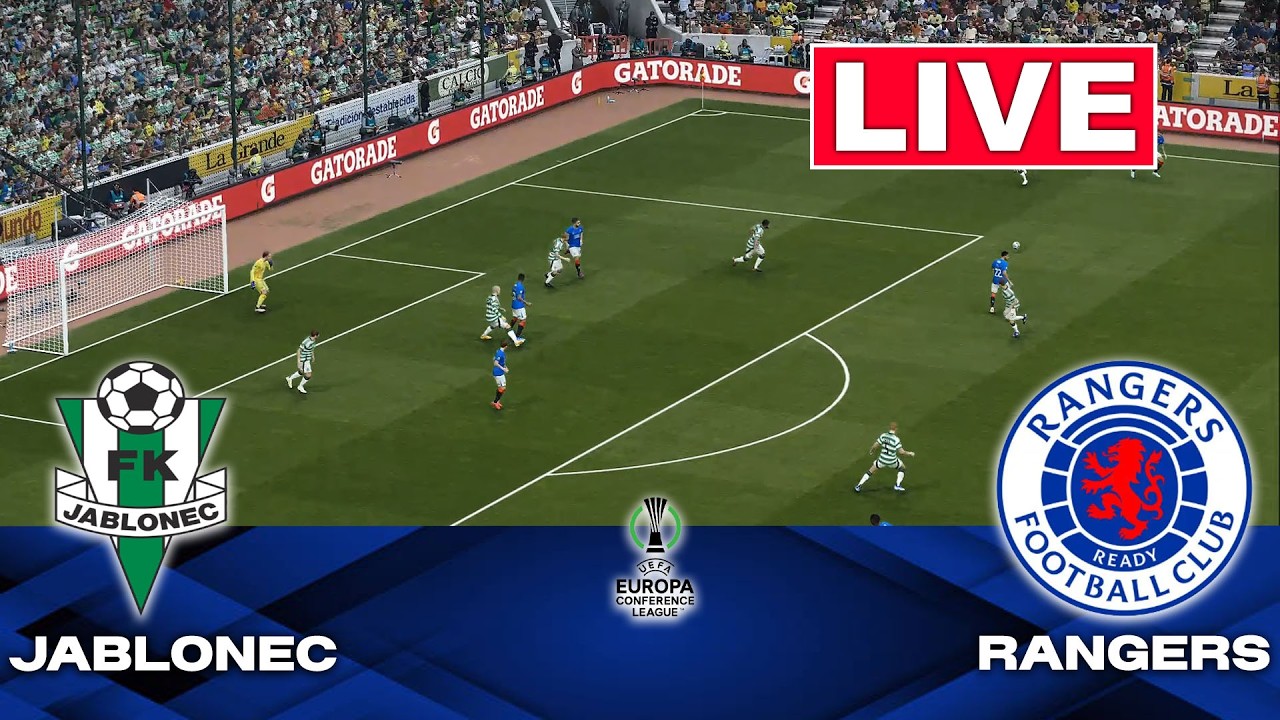 🔴LIVE: Jablonec vs Rangers | UEFA Europa Conference League 2026 | Full Match Streaming