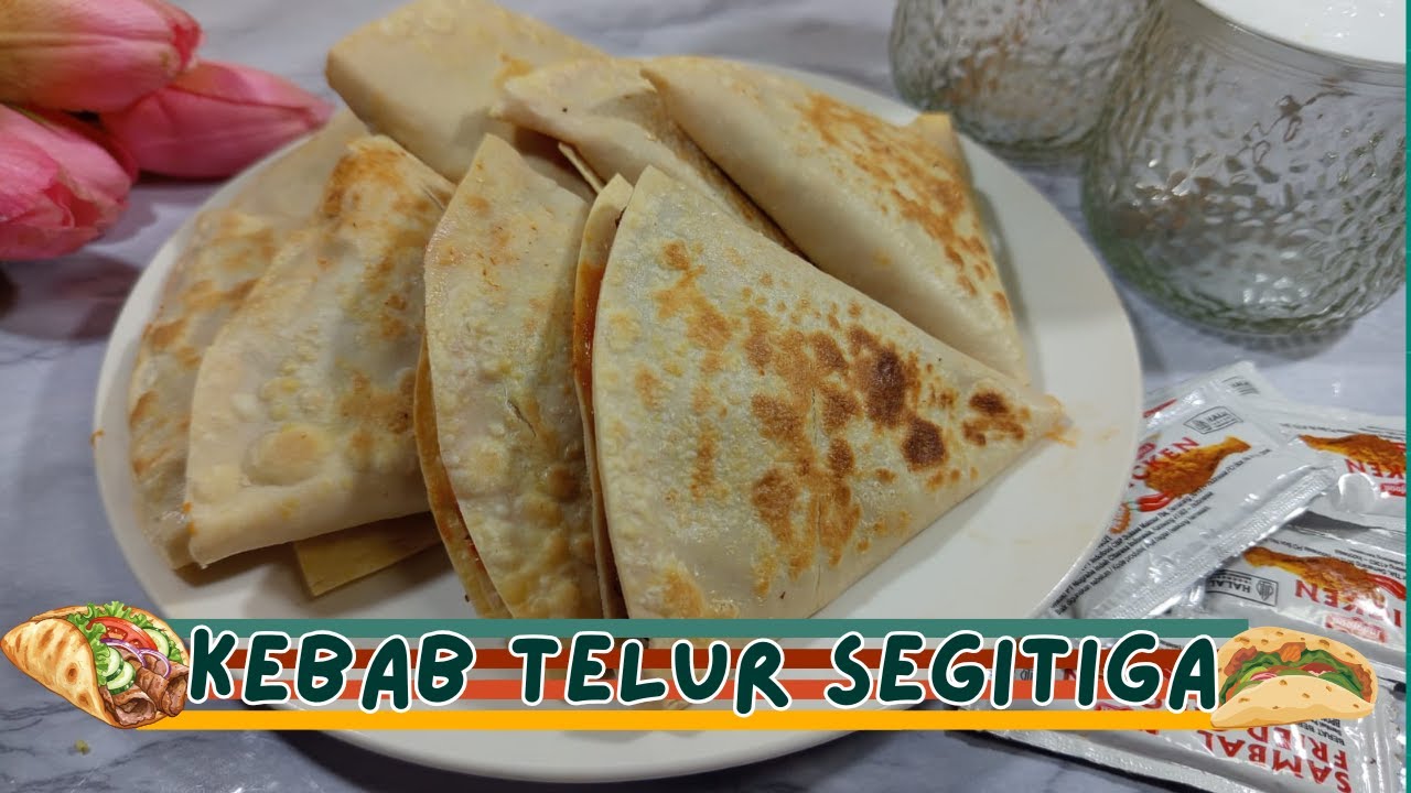 Siap-siap Antre! Resep Kebab Telur Segitiga 3000-an yang Bikin Laris Manis.