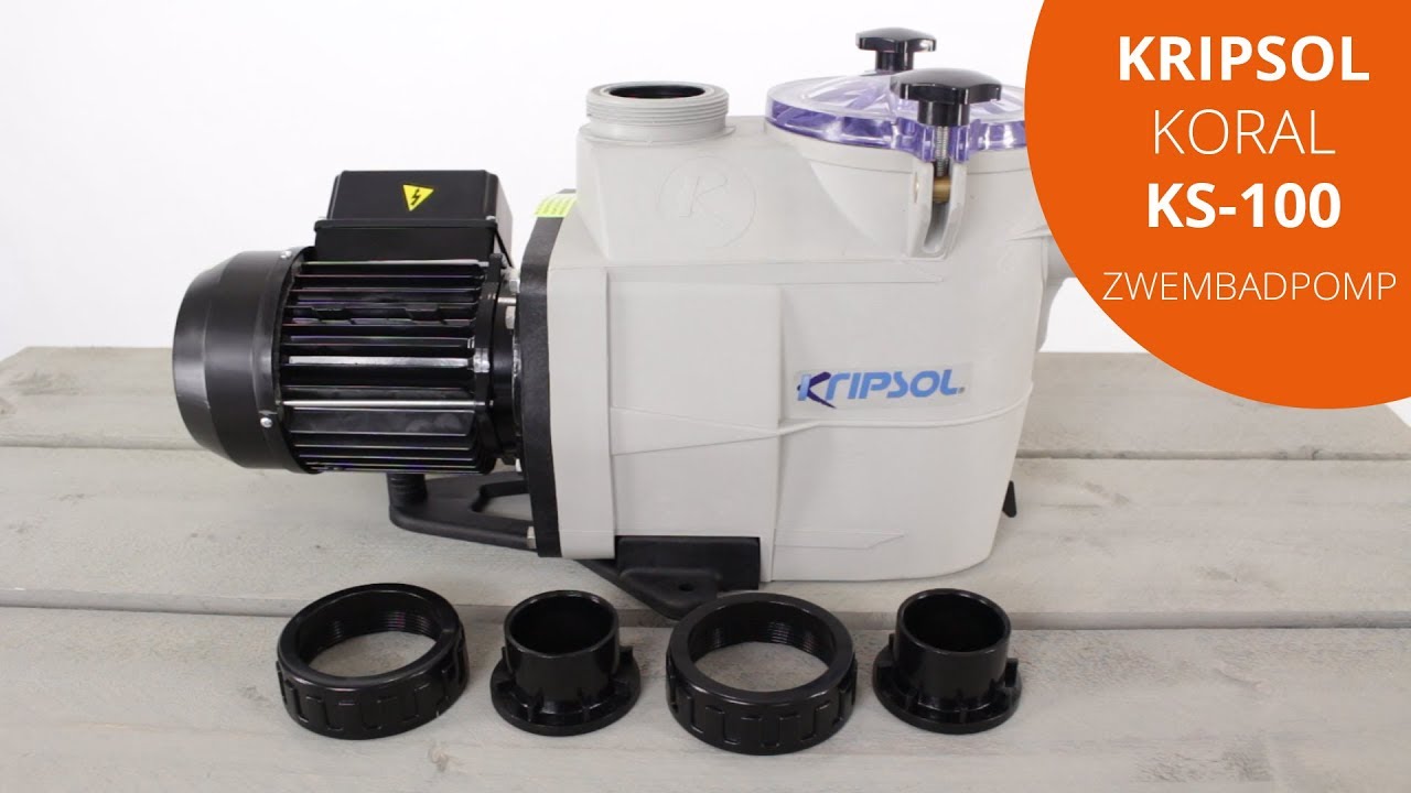 Zwembadpomp Kripsol Koral KS100 - PRODUCTVIDEO TOPPY