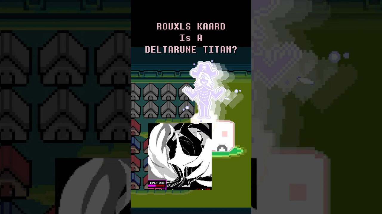 ROUXLS KAARD is a TITAN? #deltarune #undertale #tobyfox #sans #gaster #titan #rules #boss #titans