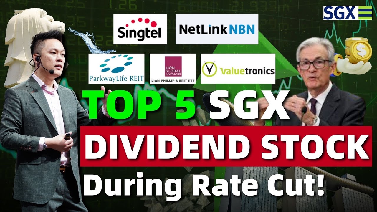 FED cutting Interest Rate, Top 5 SGX Dividend Stock to watch (2 HKSE Dividend Stock) Watch till End！