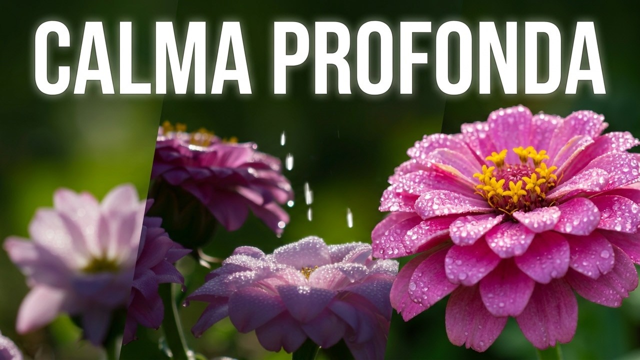 La Bellezza Nascosta dei Fiori Bagnati | Trasformazione Interiore #meditationmusic #deepcalm