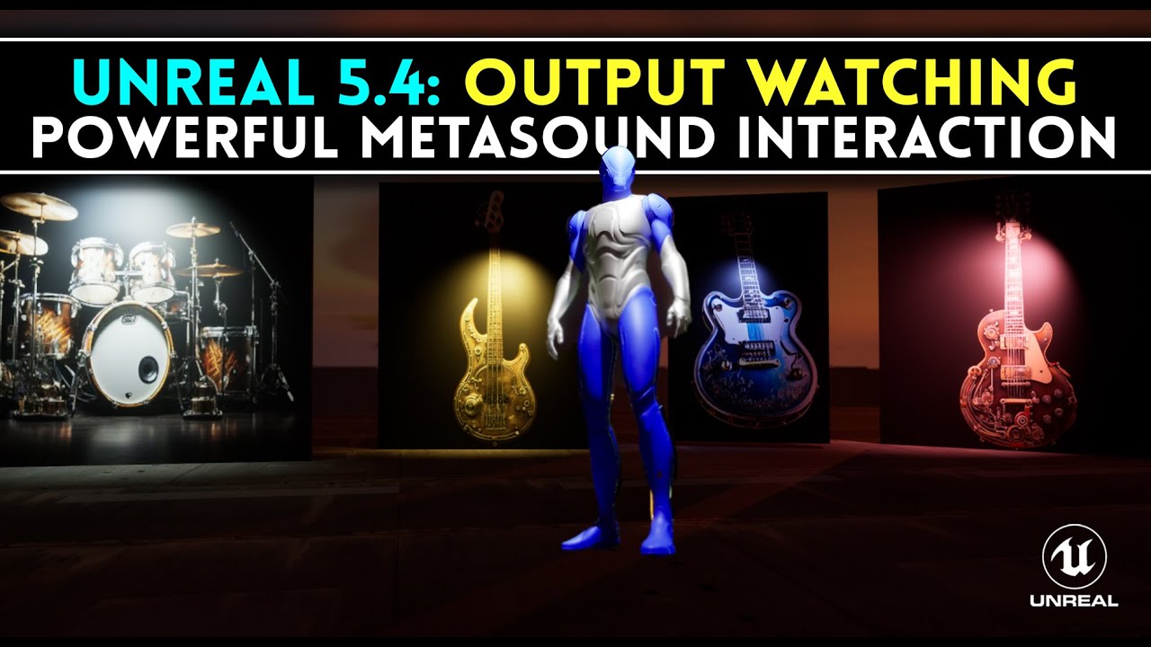 UE5: Metasound Output Watcher - A Must Know Feature for Awesome Music Visualization