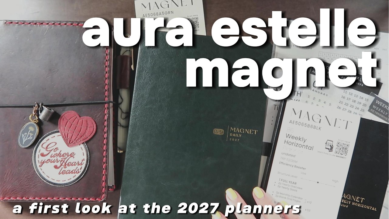 Aura Estelle Magnet 2027 | Обзор и распаковка ежедневника