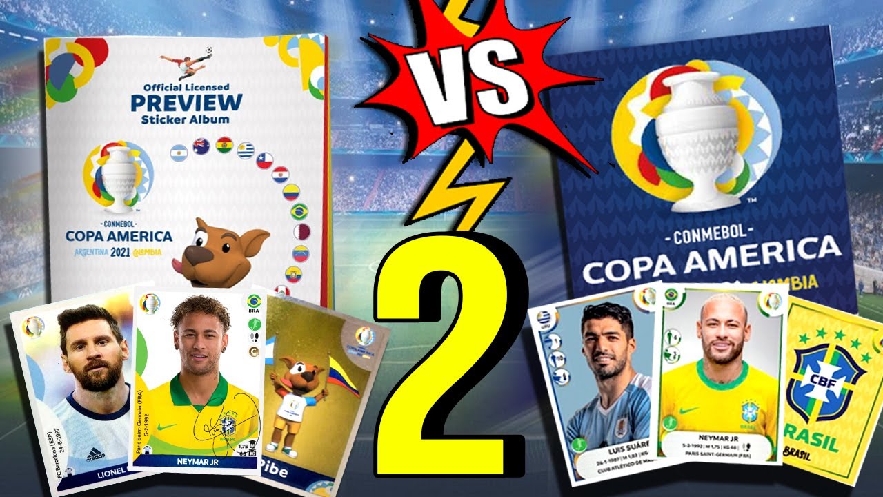 NEYMAR SAIU!!! ÁLBUM COPA AMÉRICA PREVIEW X ÁLBUM COPA AMÉRICA 2021