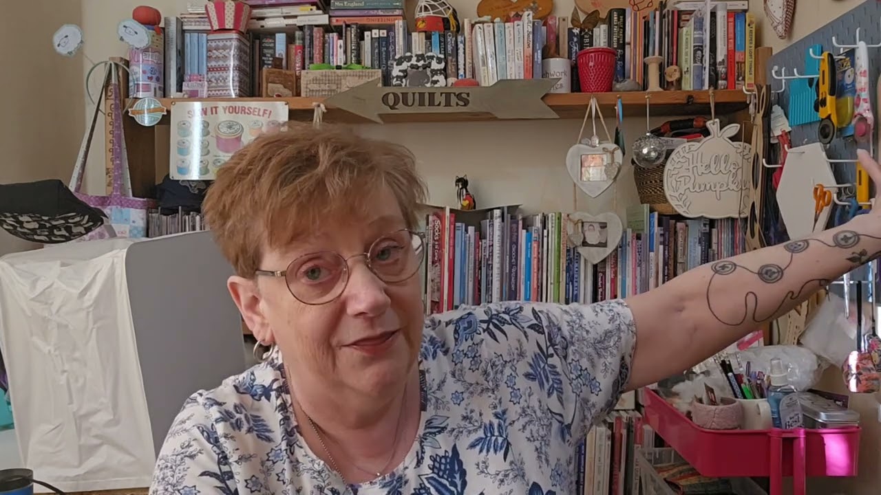 littleworkroomcrafts. episode 175. crafting and a tour of my newly organised workroom