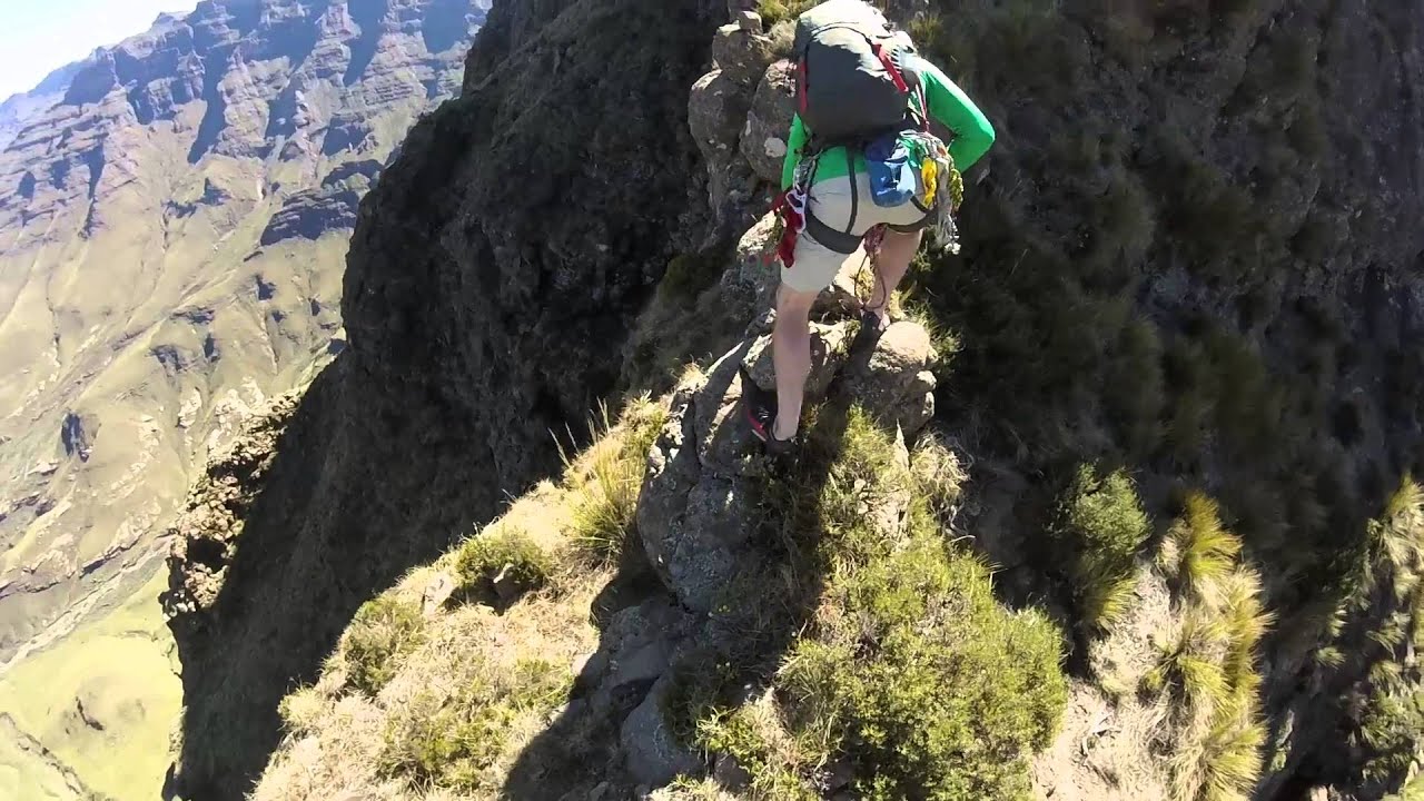 Climbing The Rhino, Drakensberg - October 2015