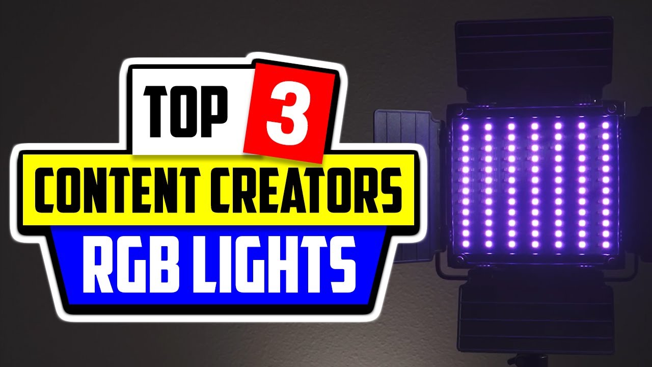 Top 3 RGB Lights for Content Creators 👇💥