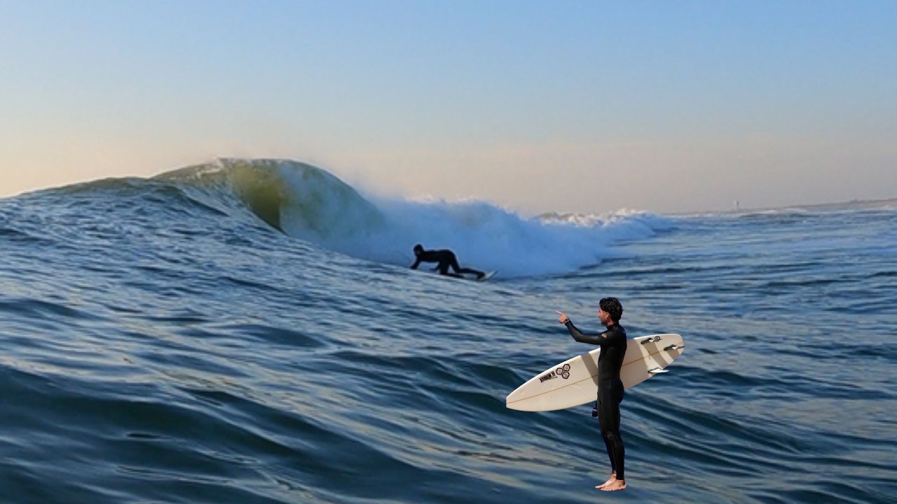 UNE DROITE PARFAITE AU SUNSET (SURF POV)