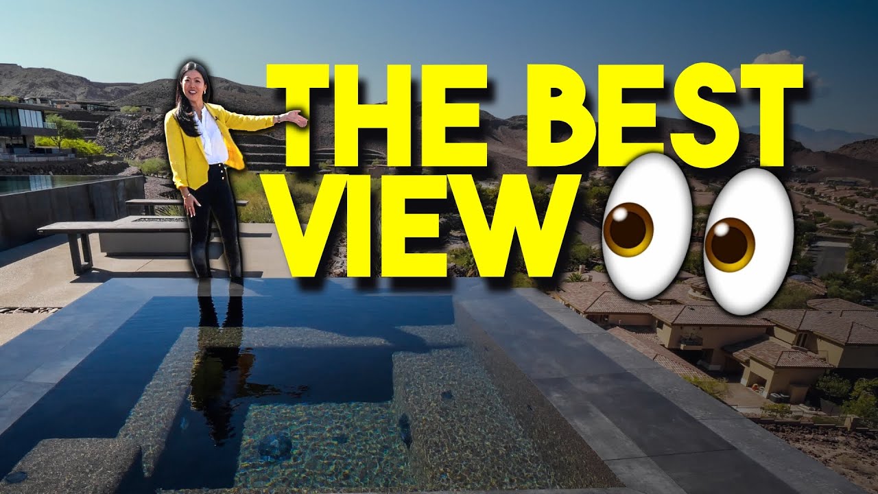 Custom Home With The BEST VIEWS Of Las Vegas - Blue Heron
