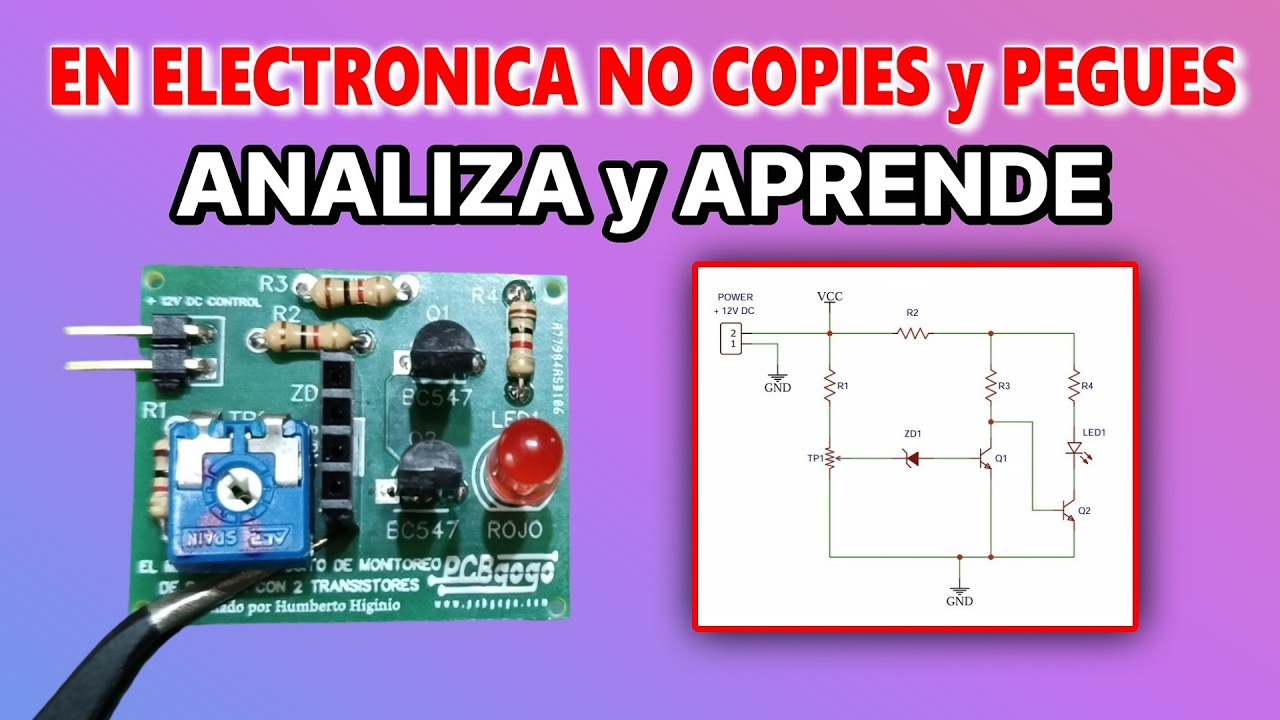 ✅ SI DESEAS APRENDER ELECTRONICA PASO A PASO ESTE ES EL VIDEO QUE DEBES VER - FULL ANALISIS TECNICO