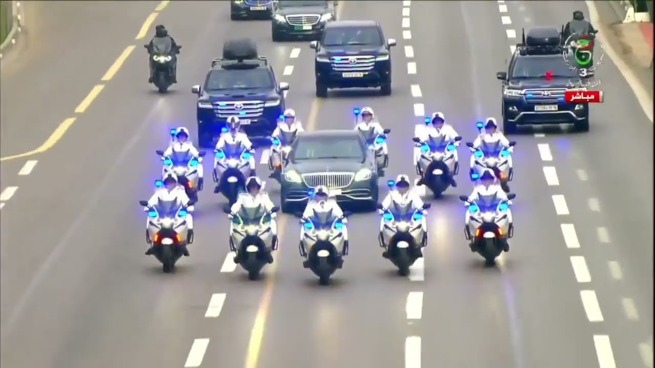 🇩🇿 Arrivée du président Tebboune à Djamaâ El Djazaïr pour accomplir la prière de l’Aïd El Fitr