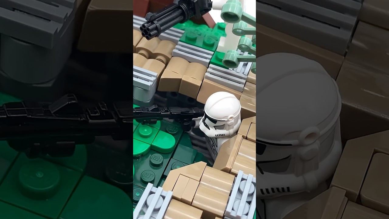 LEGO Republic Trenches MOC! #lego #starwars