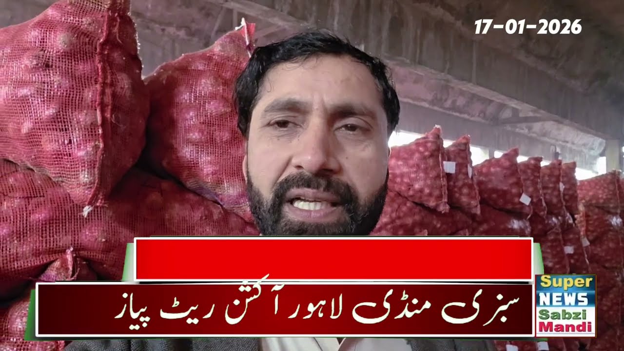 January 17, 2026 Onion price in pakistan Today | Pyaz ki qeemat | پیاز کی قیمت| ریٹ پیاز کا کیا آج