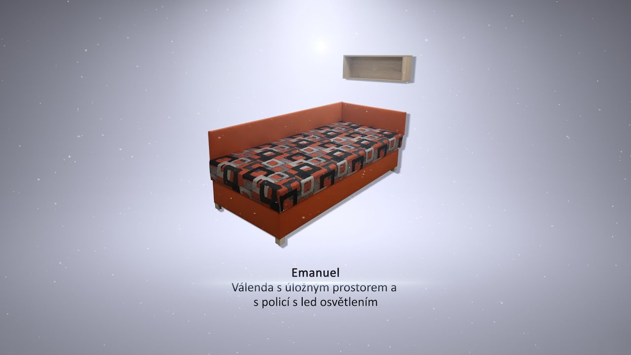 Válenda s úložným prostorem - Emanuel