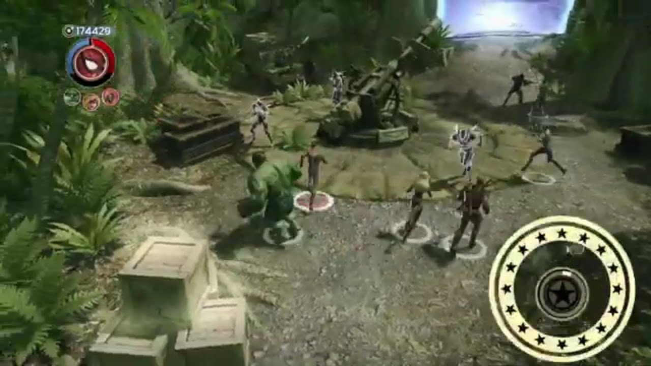 Marvel Ultimate Alliance 2 Story Mode Part 21 Wakanda Jungle Mission Spidey,Hulk Cpt.Marvel,Deadpool