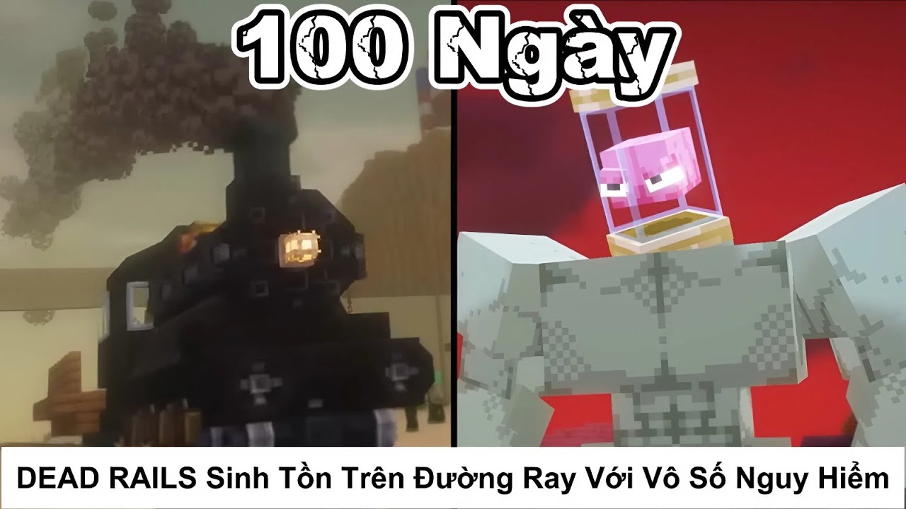 Tóm Tắt 100 Ngày || DEAD RAILS Sinh Tồn Trên Đường Ray Với Vô Số Nguy Hiểm