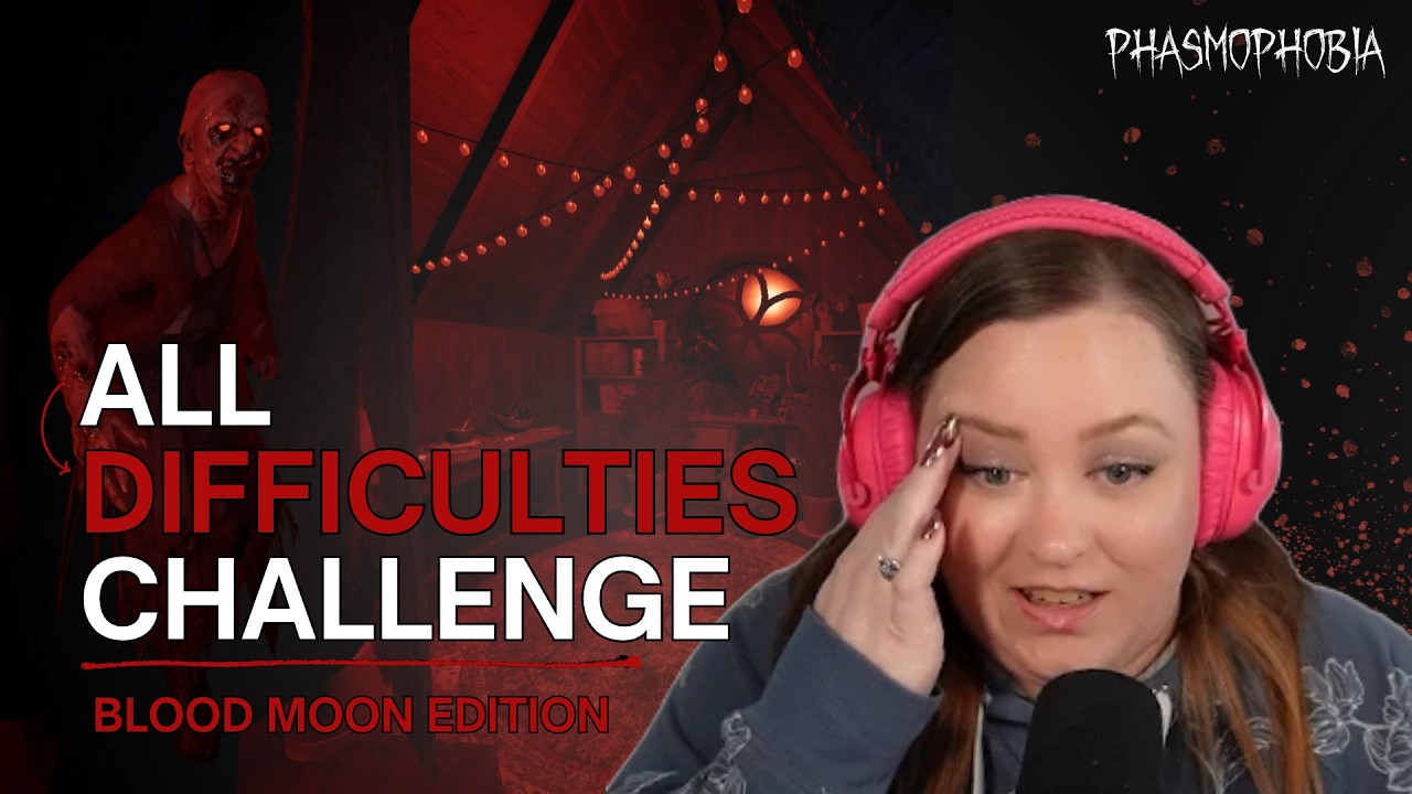 We Took on the ALL DIFFICULTIES Challenge During Crimson Eye | Phasmophobia