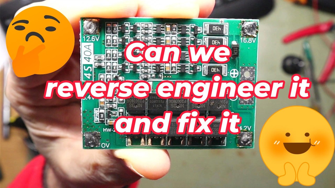 #287 4c 40A bms #teardown and #repair & #tutorial