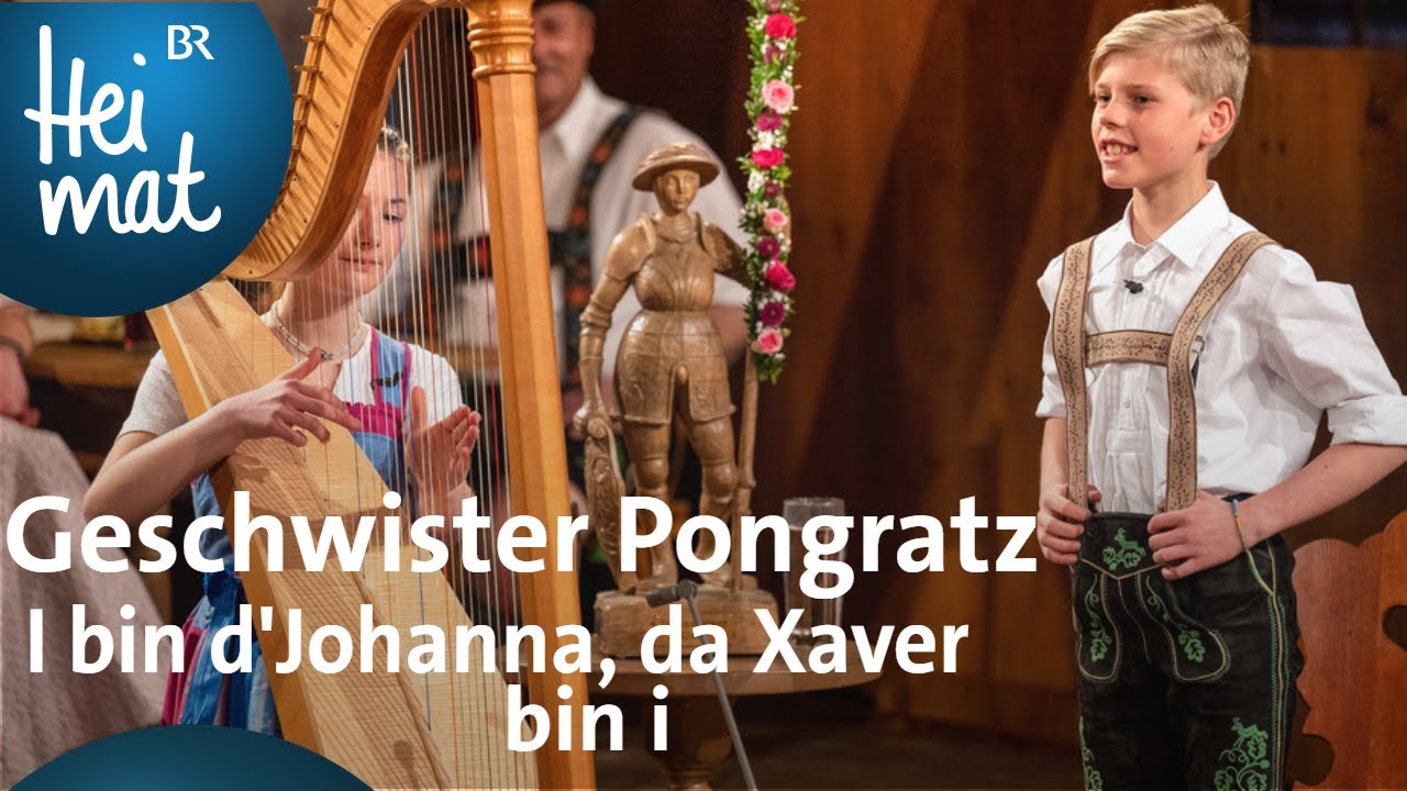Geschwister Pongratz:  I bin d'Johanna, da Xaver bin i | Wirtshausmusikanten | BR Heimat - Volksmusi