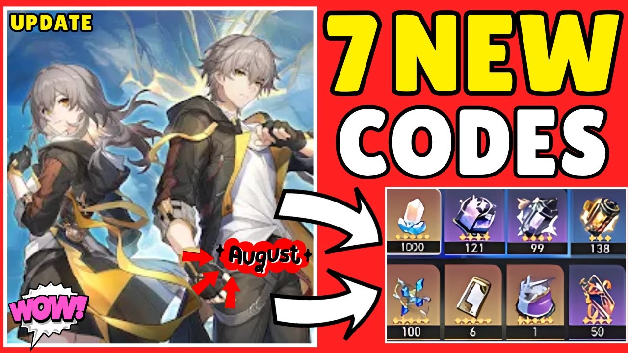 AUGUST😈CODES⚡HONKAI STAR RAIL REDEEM CODES AUGUST 2025 - HONKAI STAR RAIL PROMO CODES