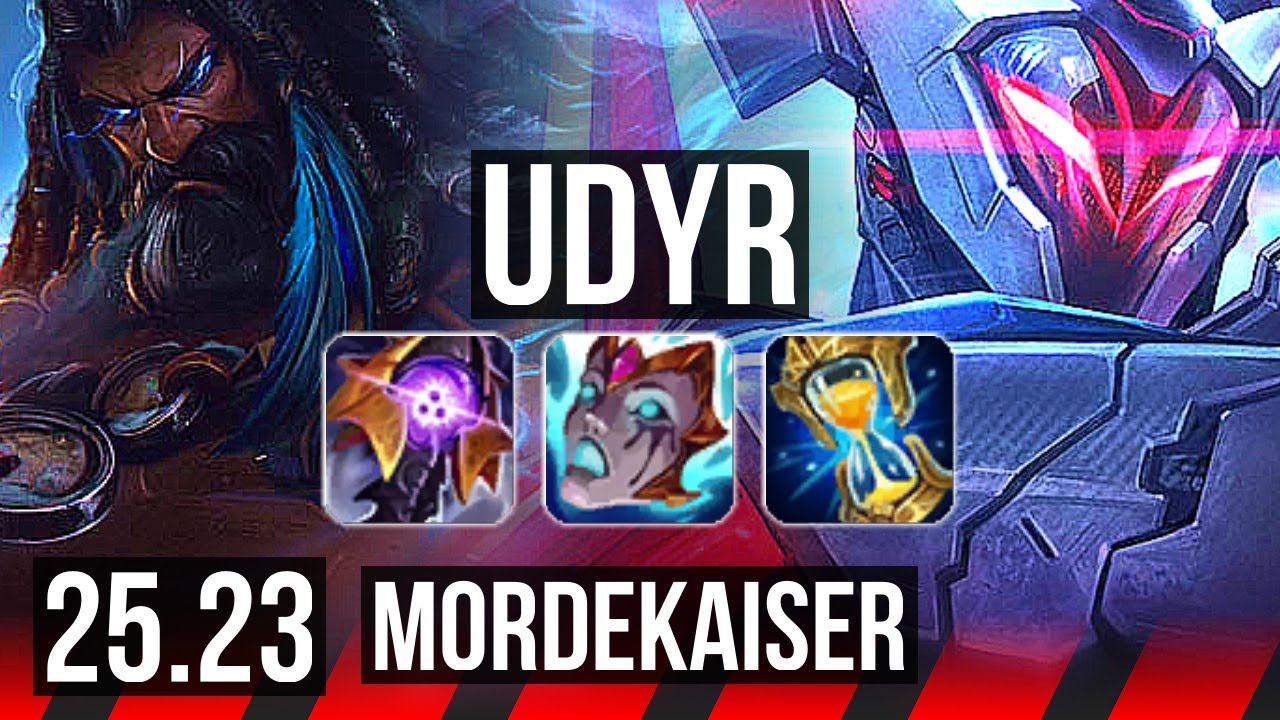 UDYR vs MORDEKAISER (TOP) | 6 solo kills, 10/2/8, 800+ games | EUW Master | 25.23