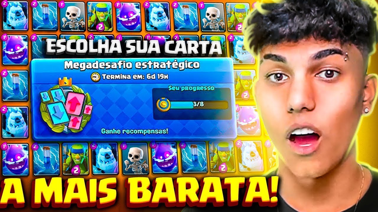 SÓ POSSO ESCOLHER A CARTA MAIS BARATA NO MEGATORNEIO ESTRATÉGICO!