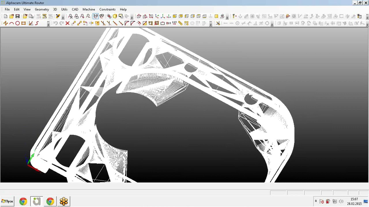 Курс AlphaCam и PartModeller. Занятие 31 от 28.02.15. Импортирование STL-файла из других ПО