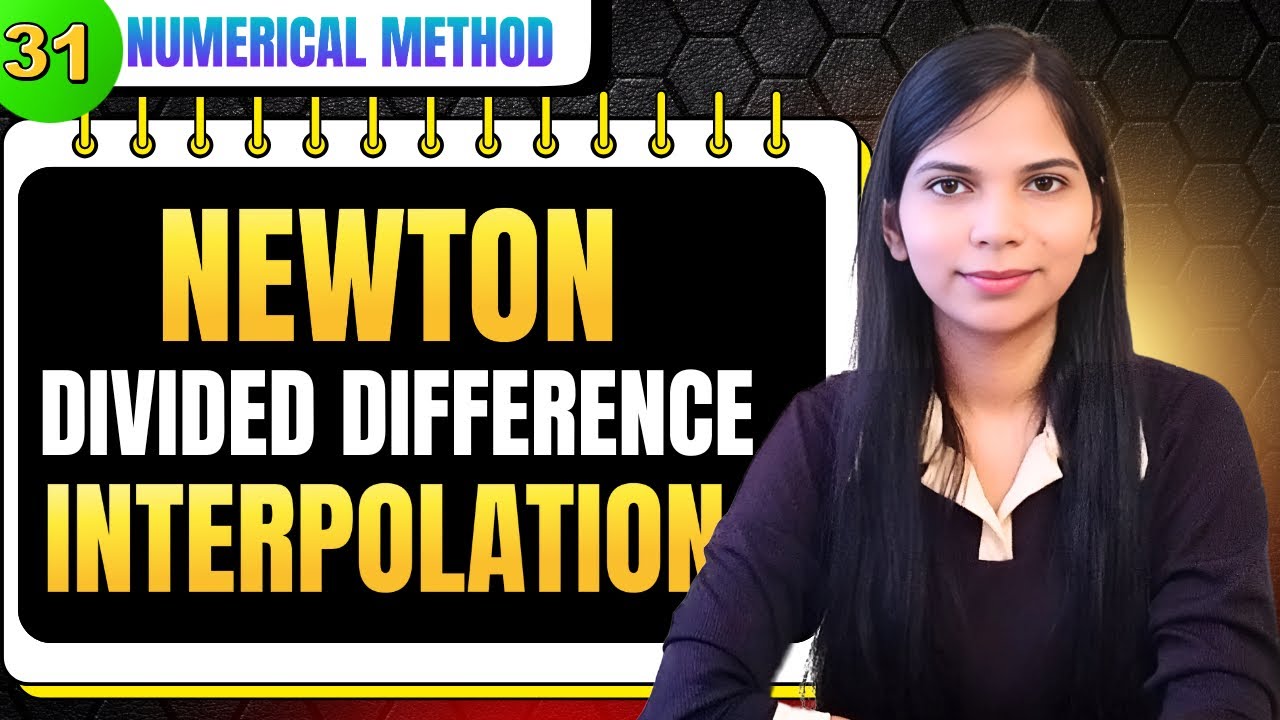 Newton Divided Difference Interpolation | Numerical Method Playlist