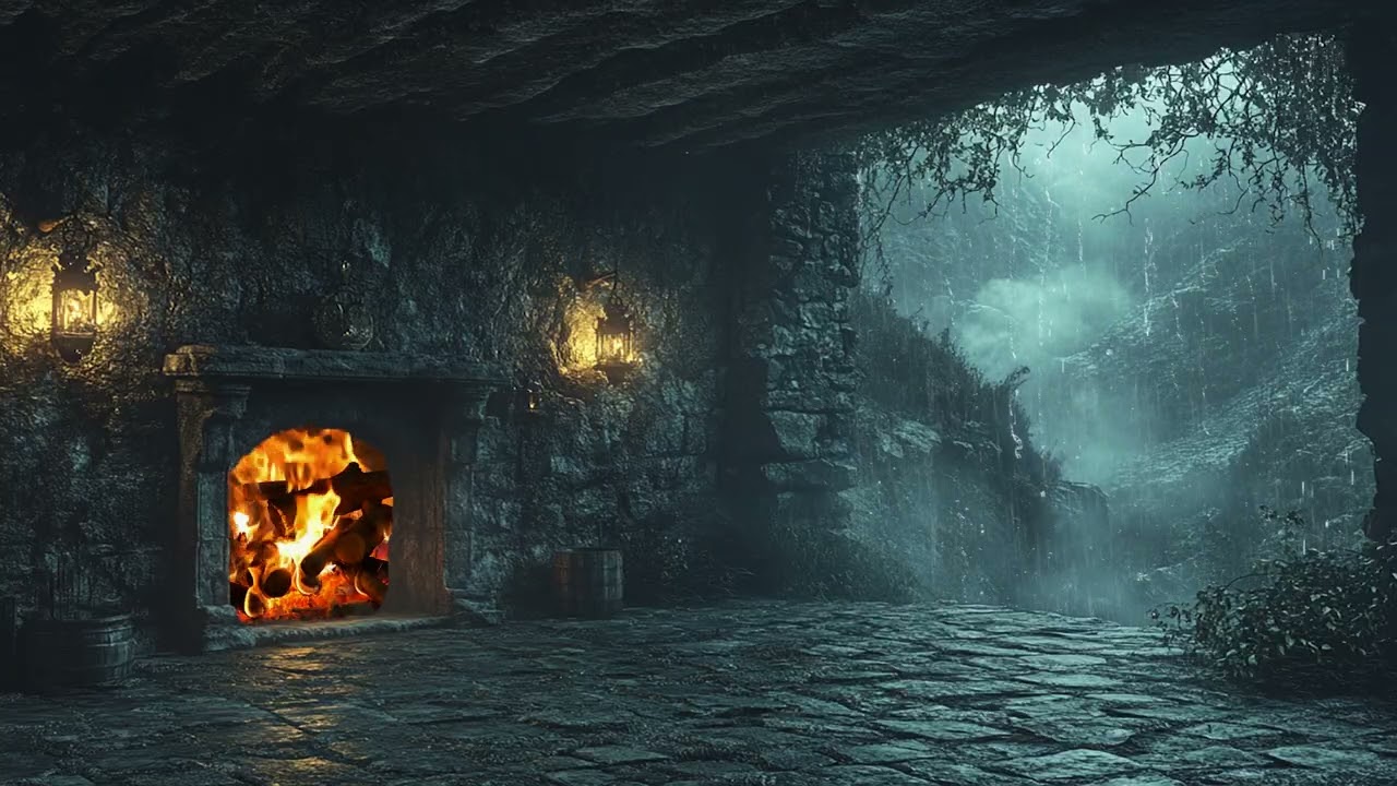 A Rainy Cave Sanctuary | Gentle Nature Sounds to Help You Rest and Let Go