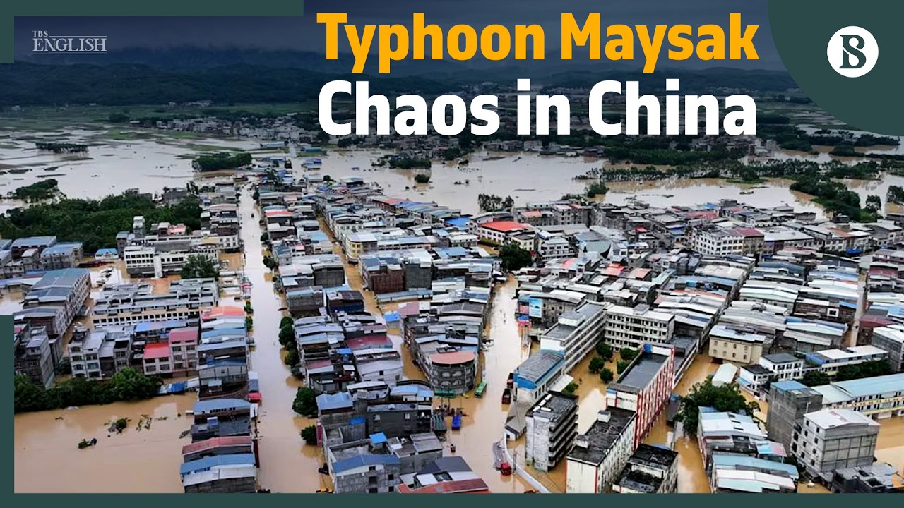 Typhoon Maysak triggers deadly floods across southern China as Super Typhoon Bavi approaches