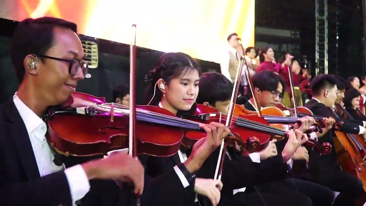 ALchestra di Perayaan Natal Gereja Tiberias 7 Desember 2024, Gelora Bung Karno, Jakarta.