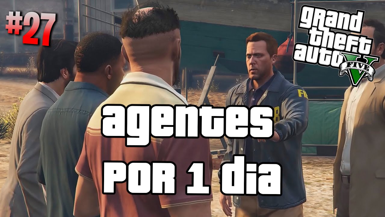 GTA V #27 -  Agentes da FIB por um Dia  - gameplay (Pt-Br)