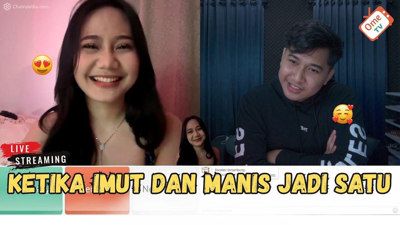 ENAK YA JADI KAMU KALO MAU LIAT BIDADARI TINNGAL NGACA ( LIVE OME ) !!