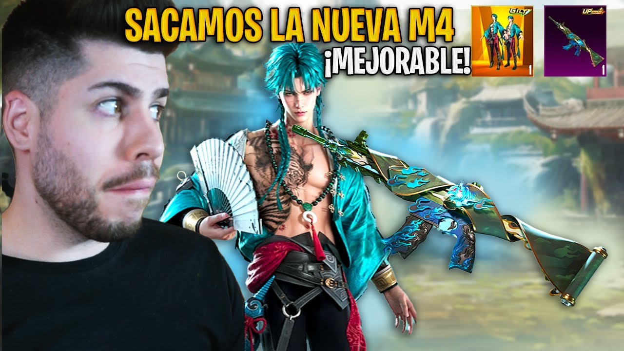 SACAMOS la NUEVA M4 MEJORABLE y TRAJE en PUBG MOBILE!