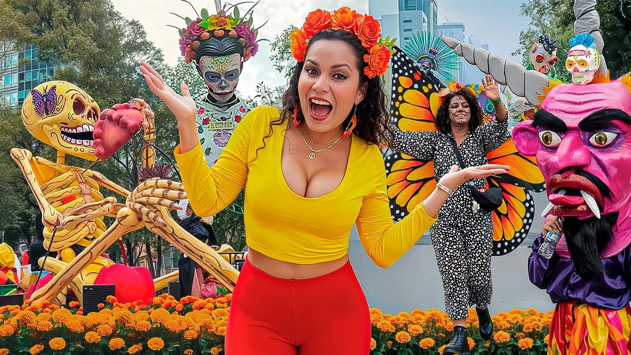 DESFILE DE DÍA DE MUERTOS en la CDMX México 2025