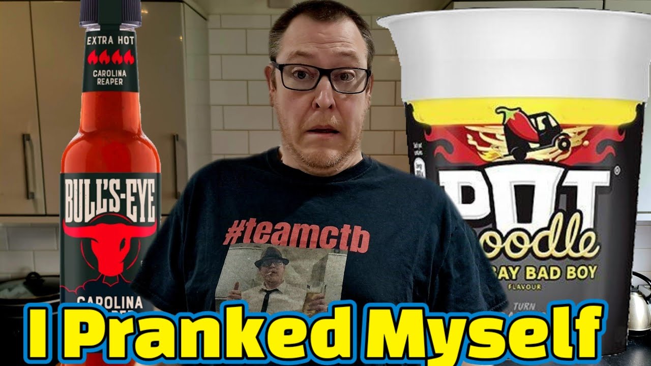 I Pranked Myself With BullsEye Carolina Reaper EXTRA Hot Sauce