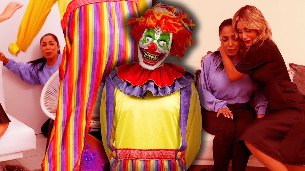 Broma a Pao con payaso. Su peor pesadilla