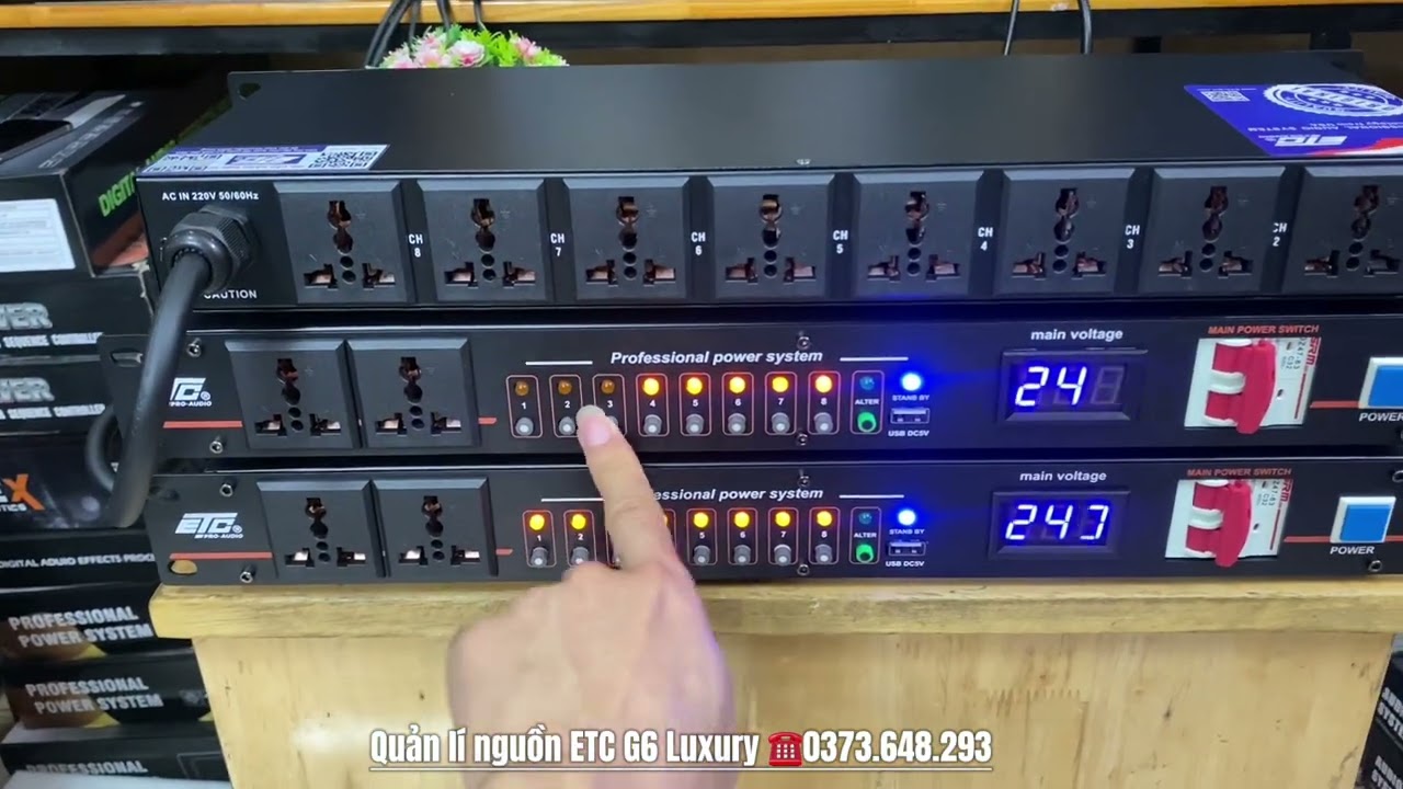 Khuyến mãi quản lí nguồn chính hãnh ETC G6 Luxury.An toàn,cao cấp,dễ dàng sử dụng.